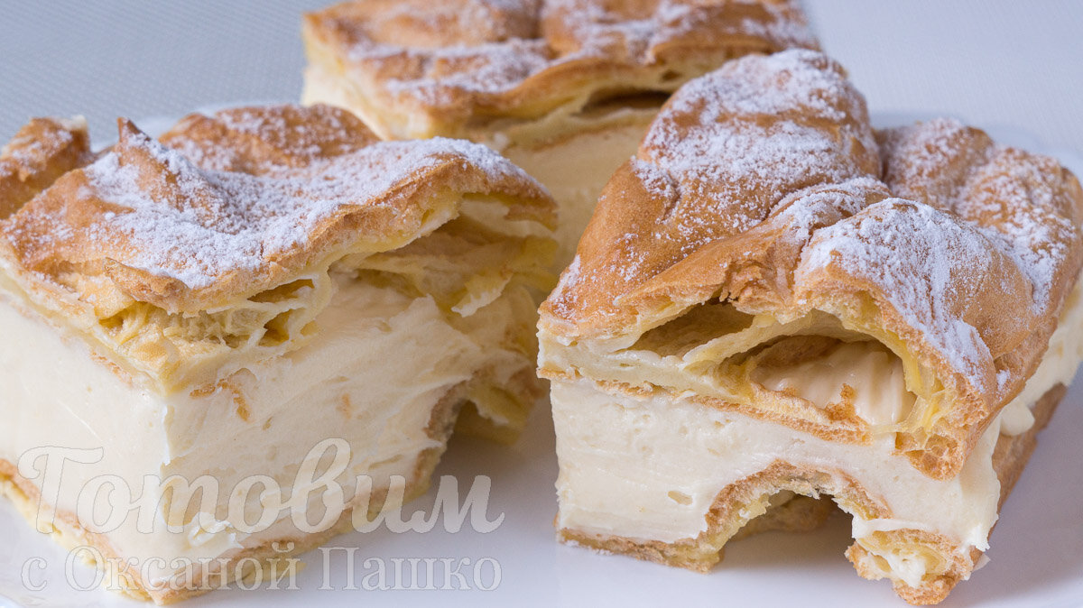 Монастырский торт с заварным кремом
