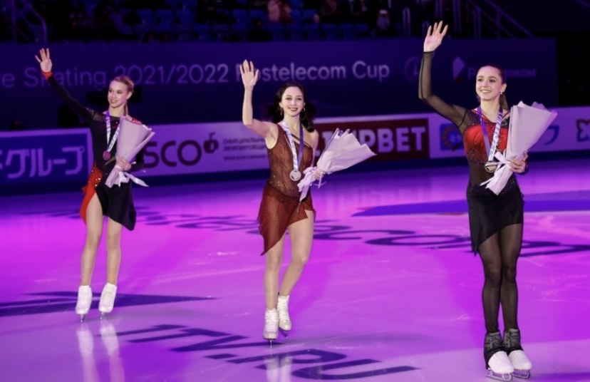 Майя Хромых, Елизавета Туктамышева и Камила Валиева