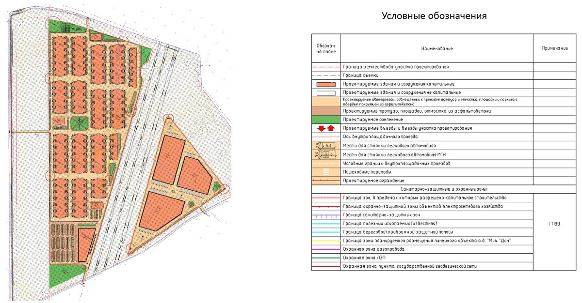 схема генплана концепции развития территории