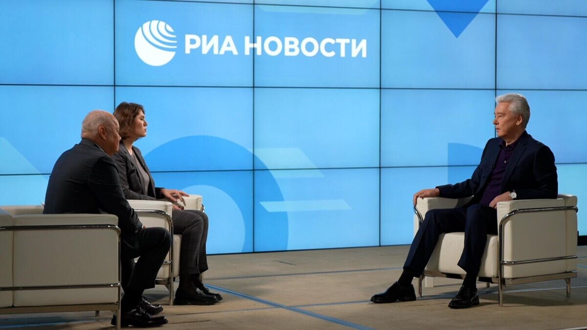   Собянин: "Задача города – обеспечить нормальное функционирование экономики, социальной сферы"© РИА Новости