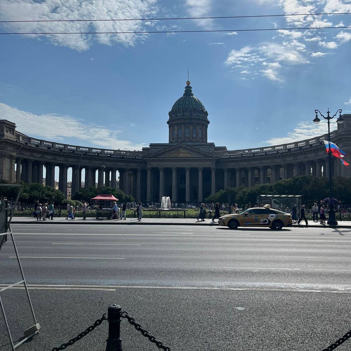 Санкт-Петербург вид на Казанский собор
