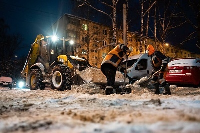    Уборка снега в Подмосковье © Пресс-служба Министерства транспорта и дорожной инфраструктуры Московской области