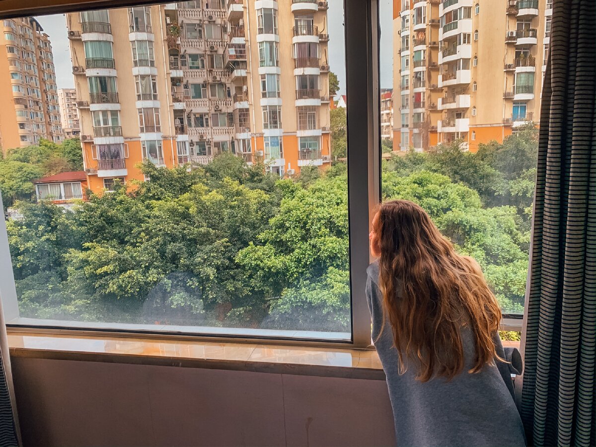 Вид из номера отеля