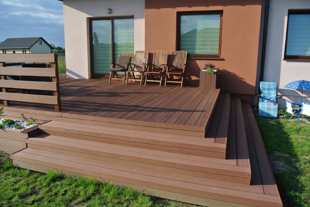 Веранда из ДПК