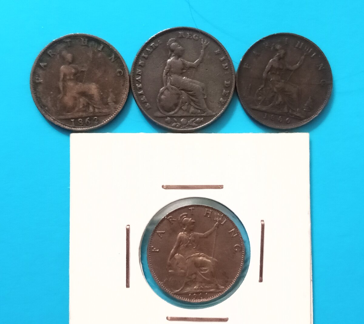 Монеты правления королевы Виктории.