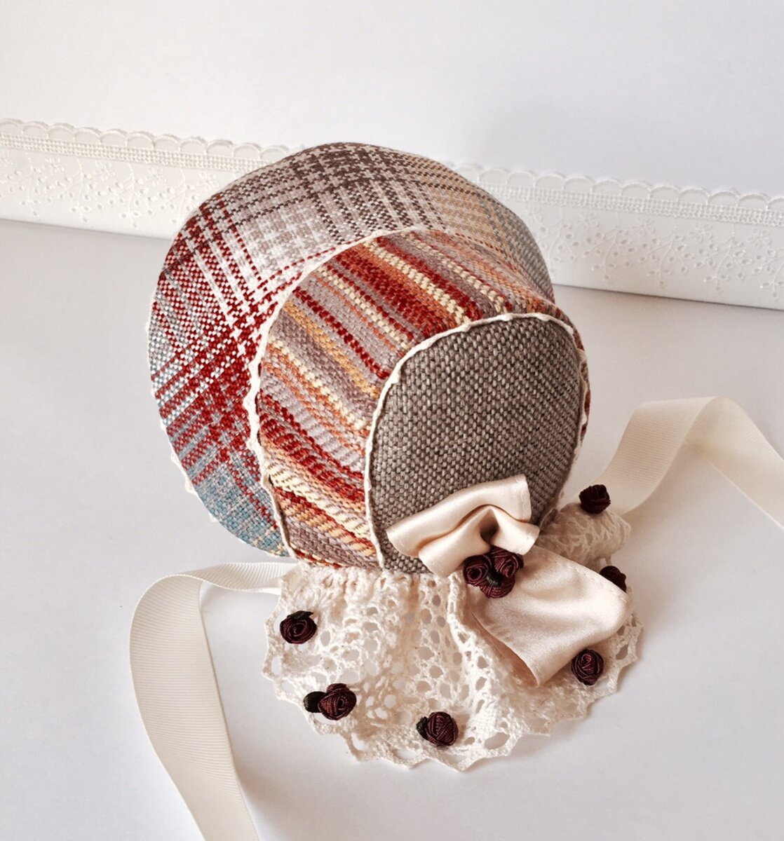 Шляпка для кукол с объёмом головы 29,0 см