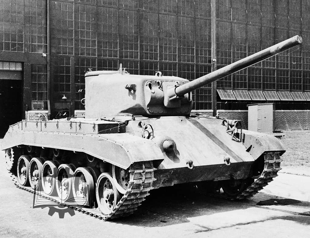 Medium Tank T20E3, первый американский средний танк с торсионной подвеской.