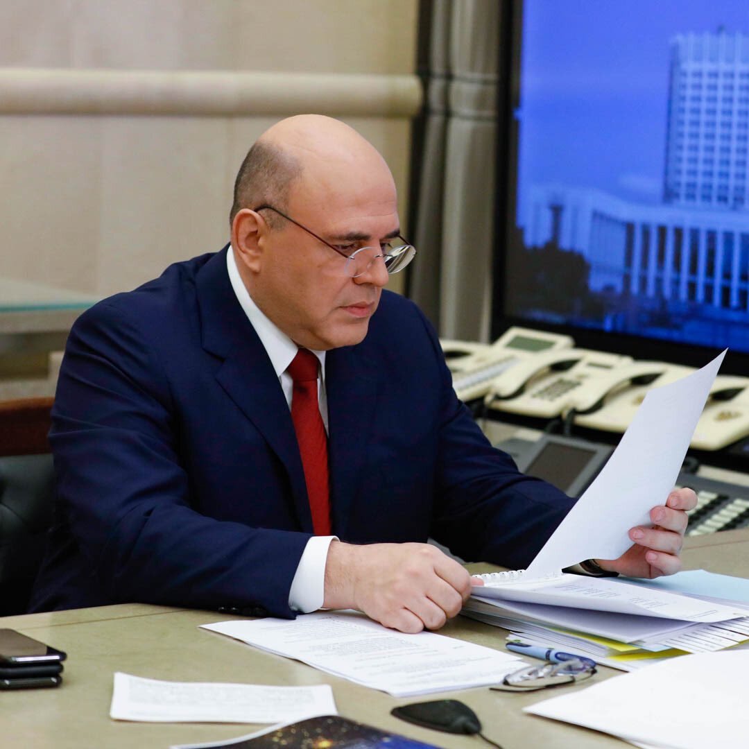Михаил Мишустин. Фото с официального страницы Твиттера