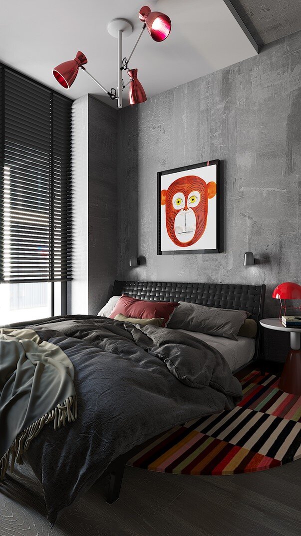 фрагмент интерьера, реализованного студией Игоря и Марии Седьмовых Monoform