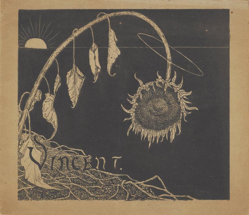 Ричард Роланд Холст ( 1868-1938 ), Винсент , каталог выставки Ван Гога в Kunstzaal Panorama Amsterdam, декабрь 1892. Музей Ван Гога, Амстердам (Фонд Винсента Ван Гога)