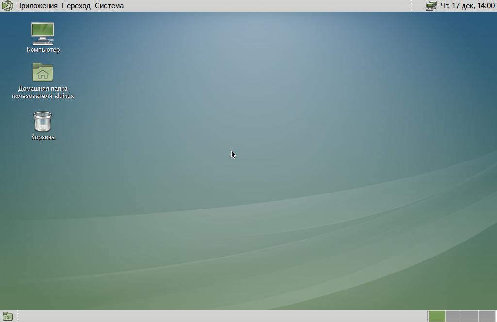 Alt Linux с рабочим столом Mate