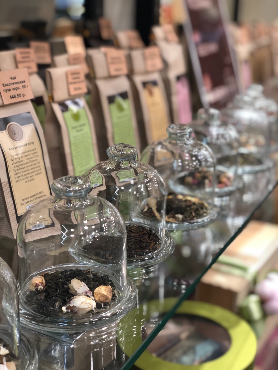 Галерея вкусов Кантата, где я очень люблю выбирать чай