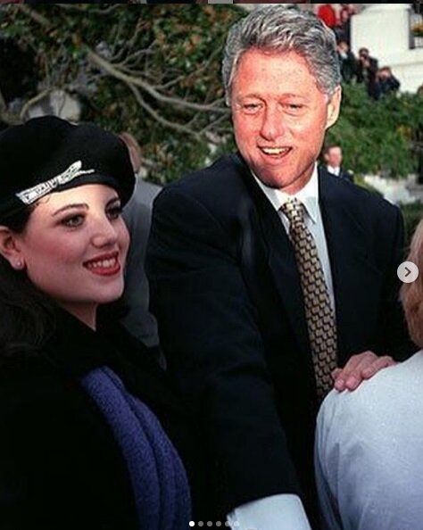 Эта фотография времен стажировки Левински в Белом Доме облетела мировые СМИ. 