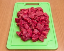 Кусочки говядины