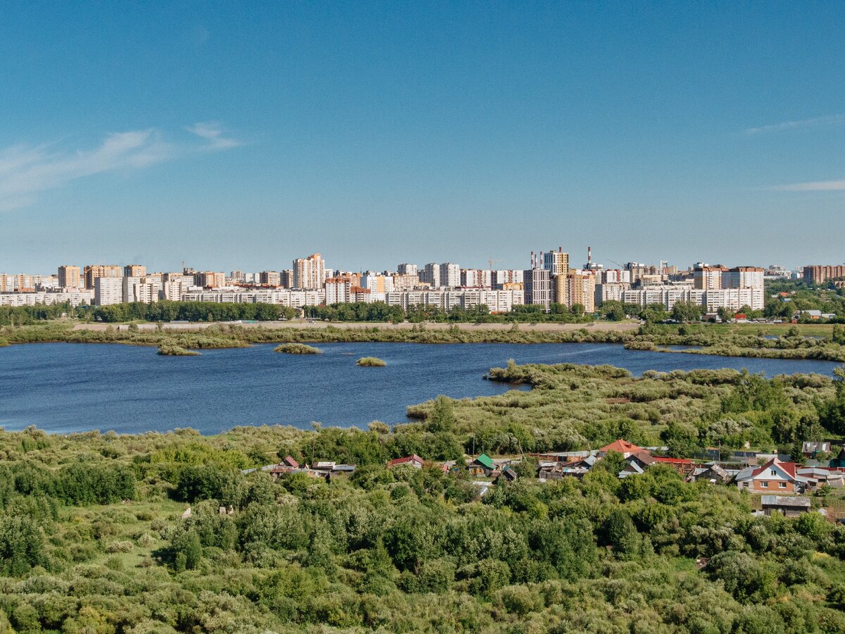 река Тура в районе ДОК, г. Тюмень