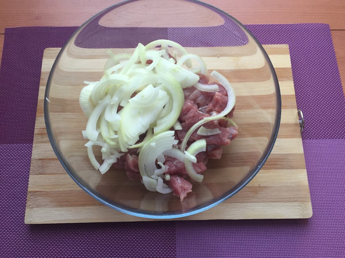 Картошка с мясом запеченная в стеклянной форме (пошаговый фото рецепт) - ВашВкус