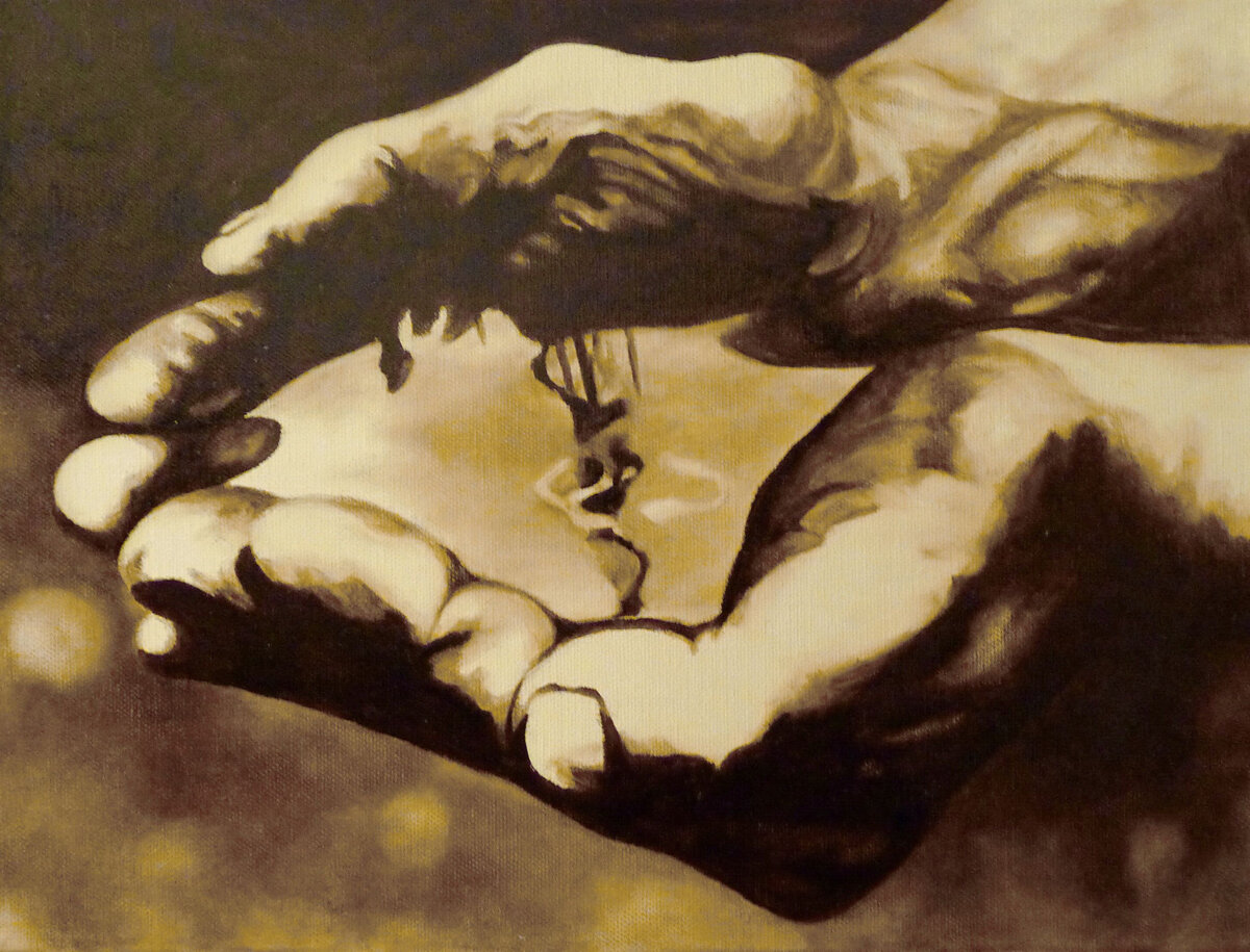 нефть картина маслом