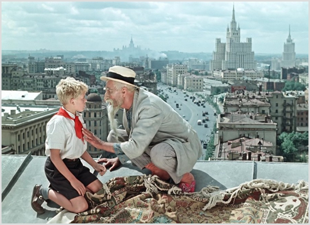 Кадр из к/ф «Старик Хоттабыч», 1956 г., Реж. Г.Казанский