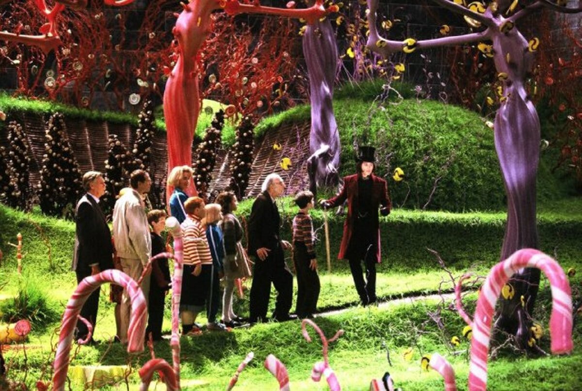 Кадр из фильма «Чарли и шоколадная фабрика»