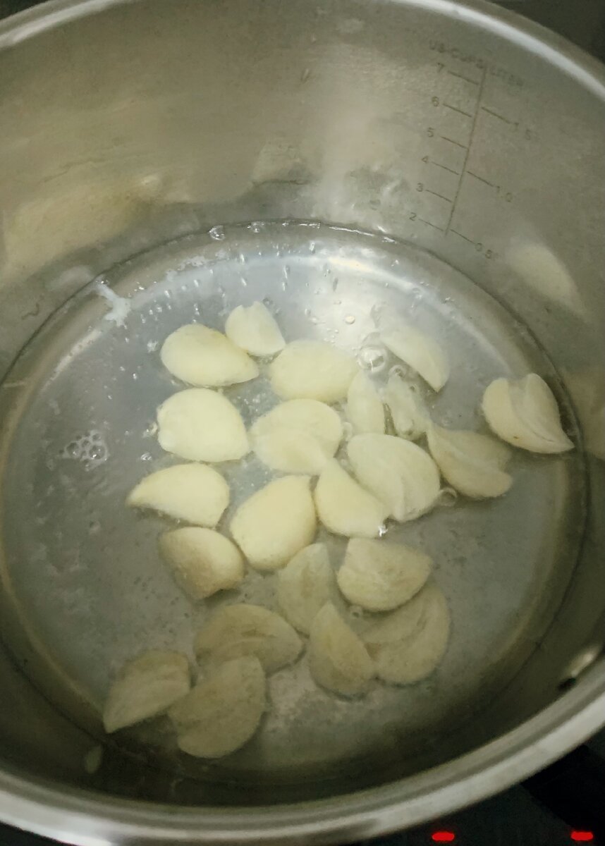Кипятим чеснок