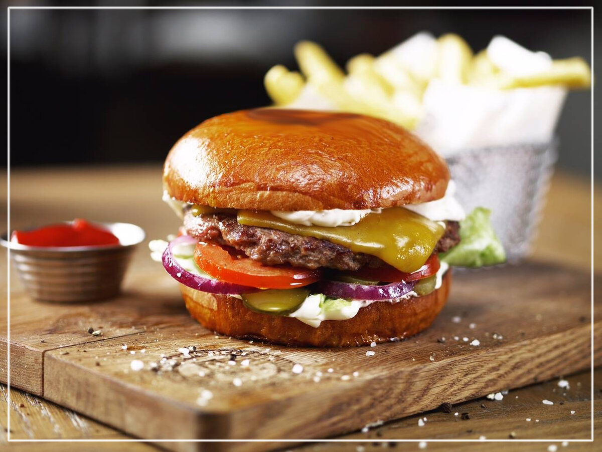 Бургер с домашней вкусной котлетой за смешные деньги