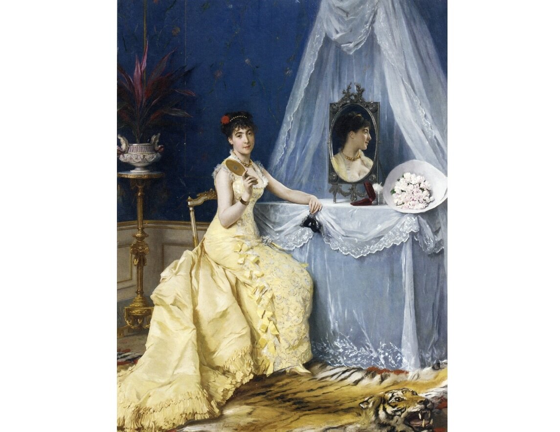 "За туалетом", Густав Леонард де Йонге, 1870-е. (сс) Wikimedia Commons