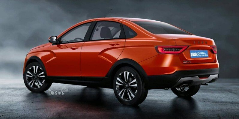 Рендеринг новой Lada Vesta 2021 (источник: autonews.ru)