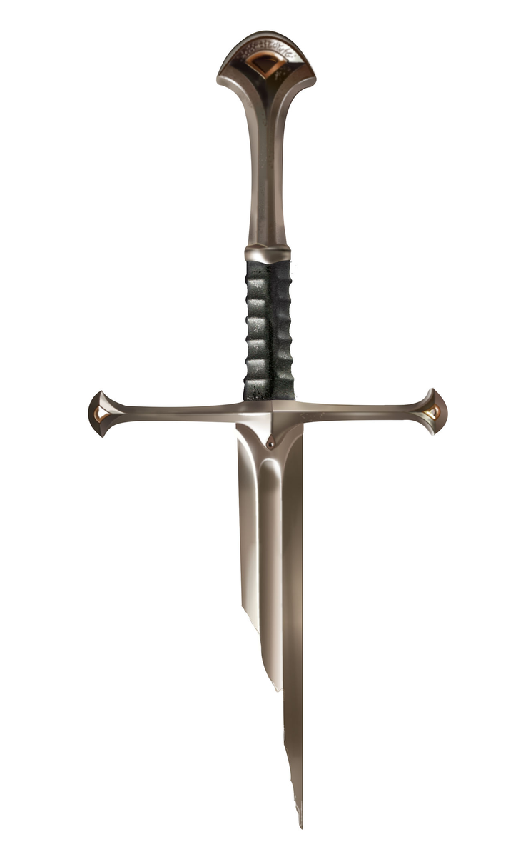 Обломок меча Нарсиль, арт. (ист. deviantart.com, опубликовал MurphAinmire, взято с https://clck.ru/Uucox)