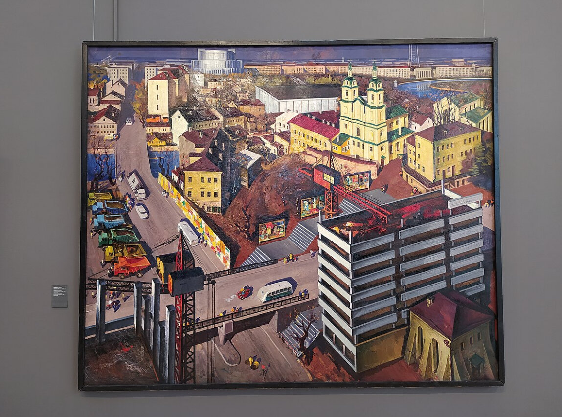 «Мой город древний, молодой» — работа белорусского художника Мая Данцига