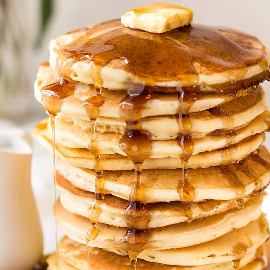 Пышные панкейки рецепт простой и вкусный 🥞