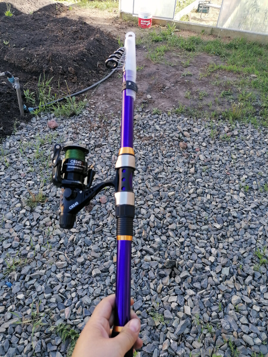 Вот такая первая удочка