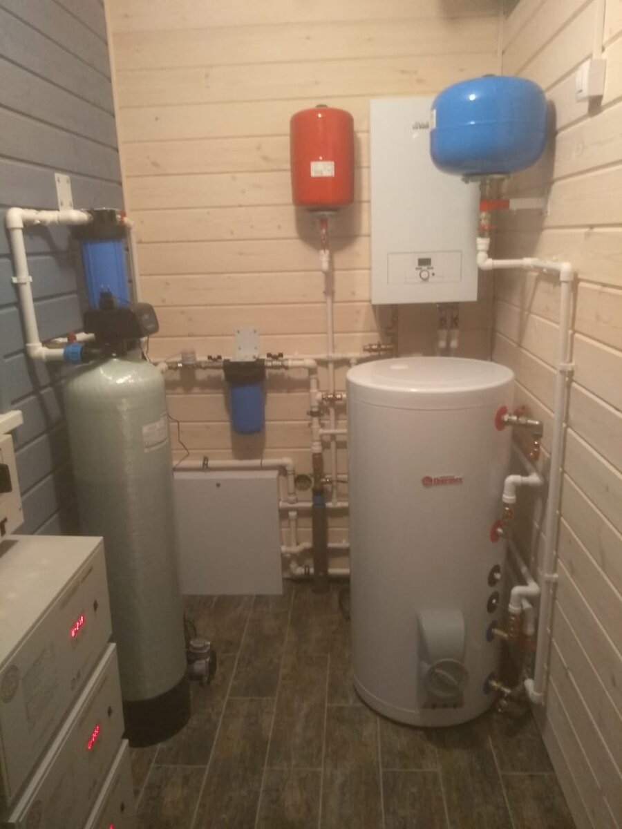 Монтаж котла