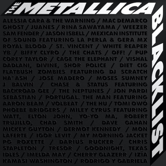 Обложка альбома The Metallica Blacklist 2021