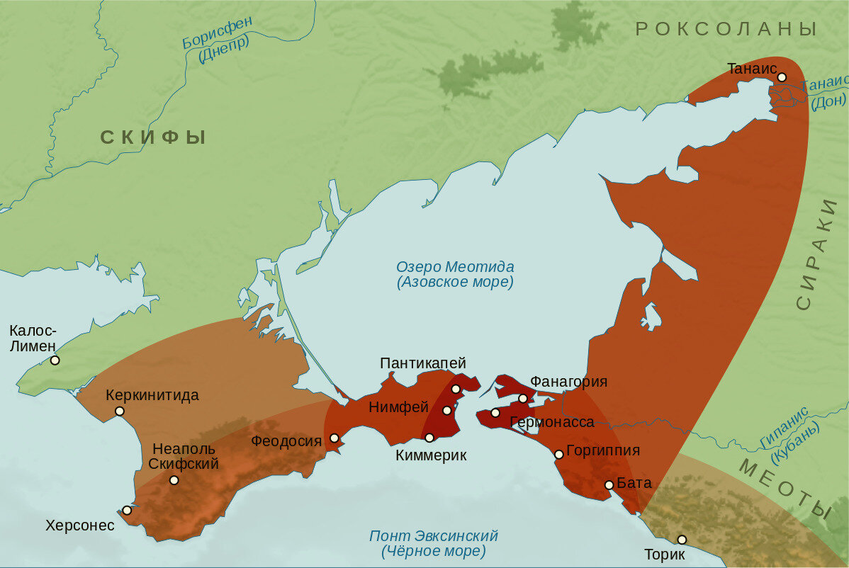 Карта причерноморья россии современная