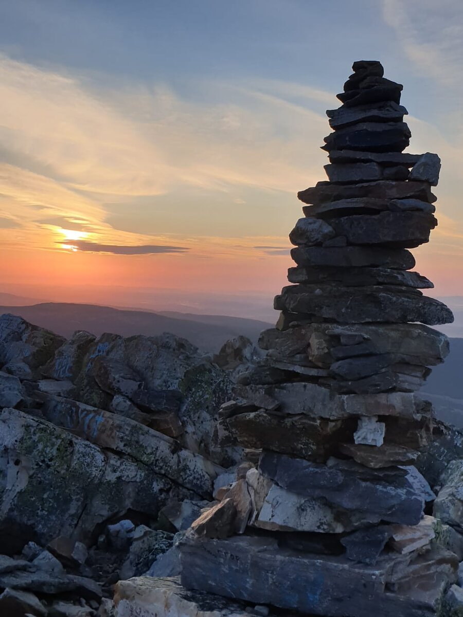 Закат. Иремель.