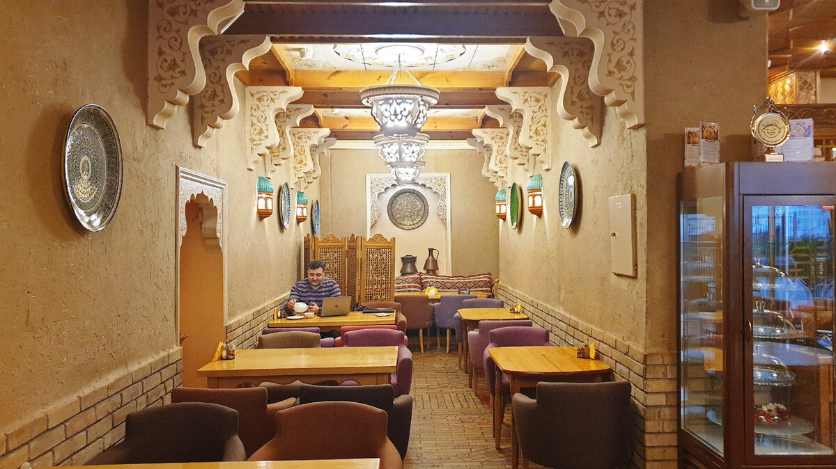 Вид со входа