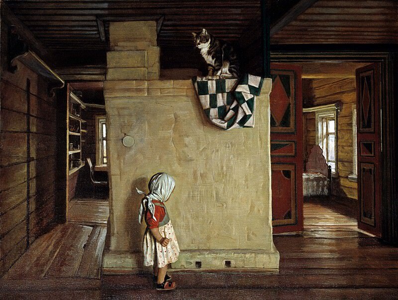 Н. Анохин. В старом доме Ракитиных, 1998 год