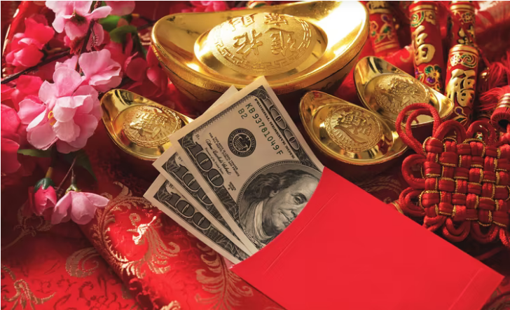Деньги в Красном конверте-символ будущего Благополучия