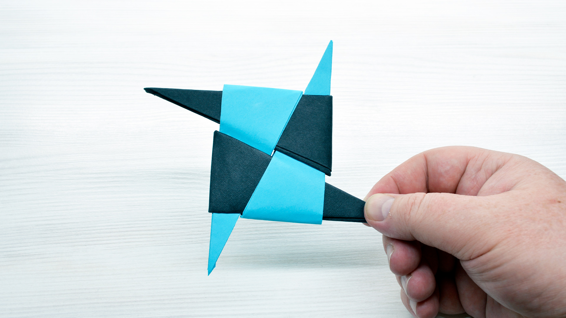 Как сделать сюрикены из бумаги оригами