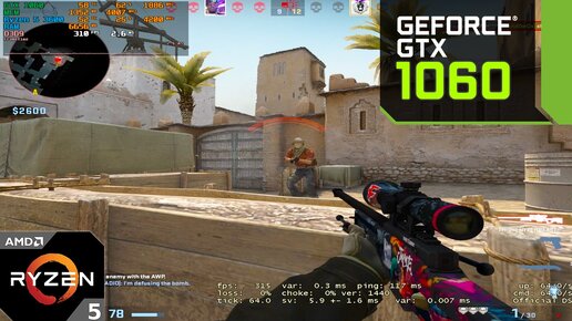 Gtx discount 1060 csgo