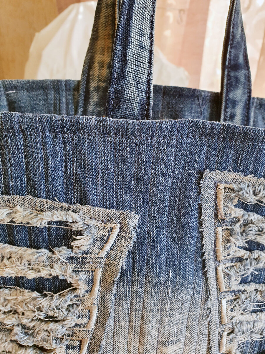 Как сшить сумку из джинсов своими руками (DIY Tutorial How to make Bag from jeans)