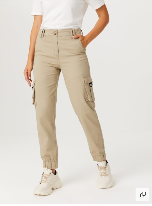 Брюки карго SELA 2606 рублей, хлопок 100% 