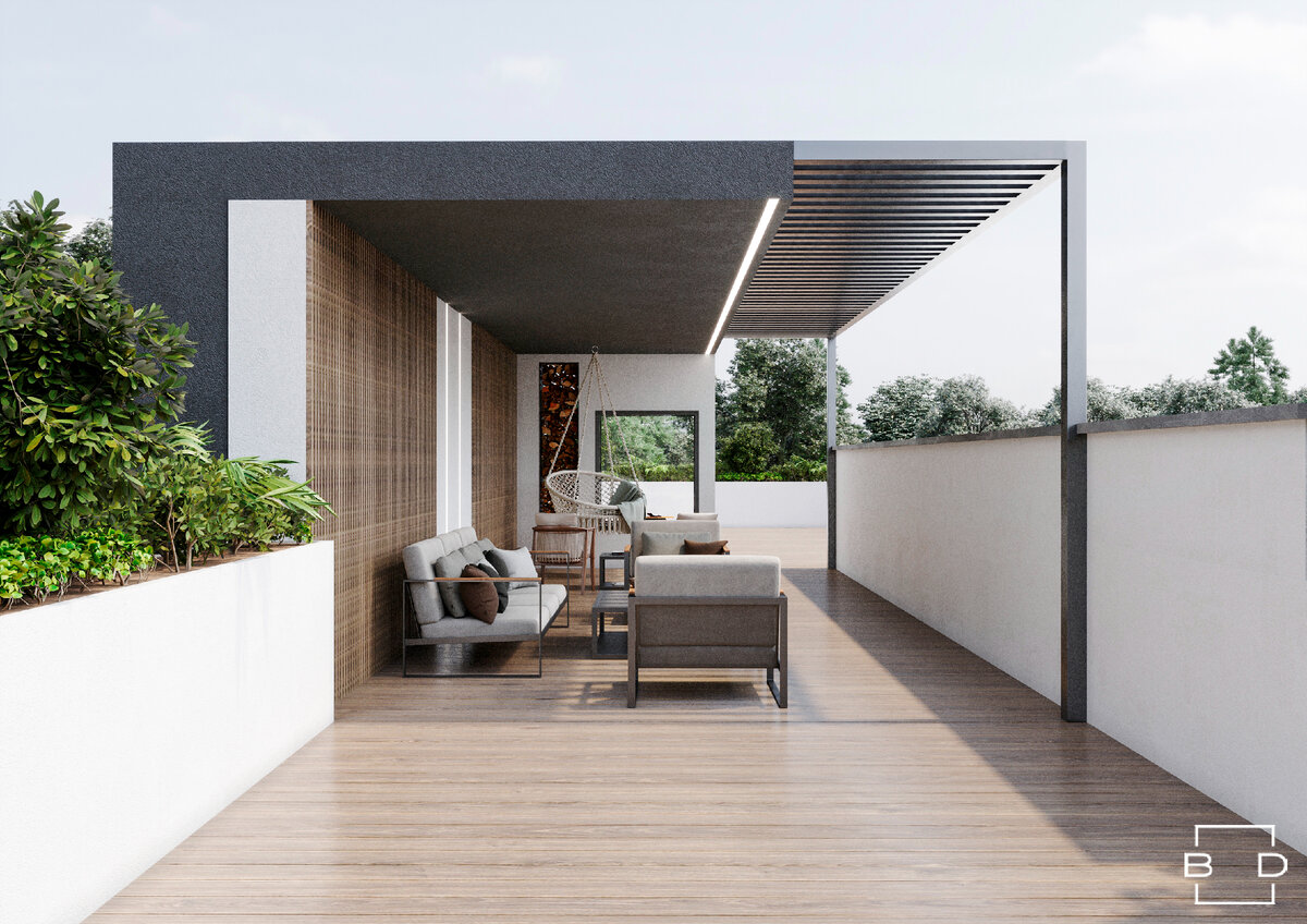 Дизайн-проект загородного дома в городе Тихорецк