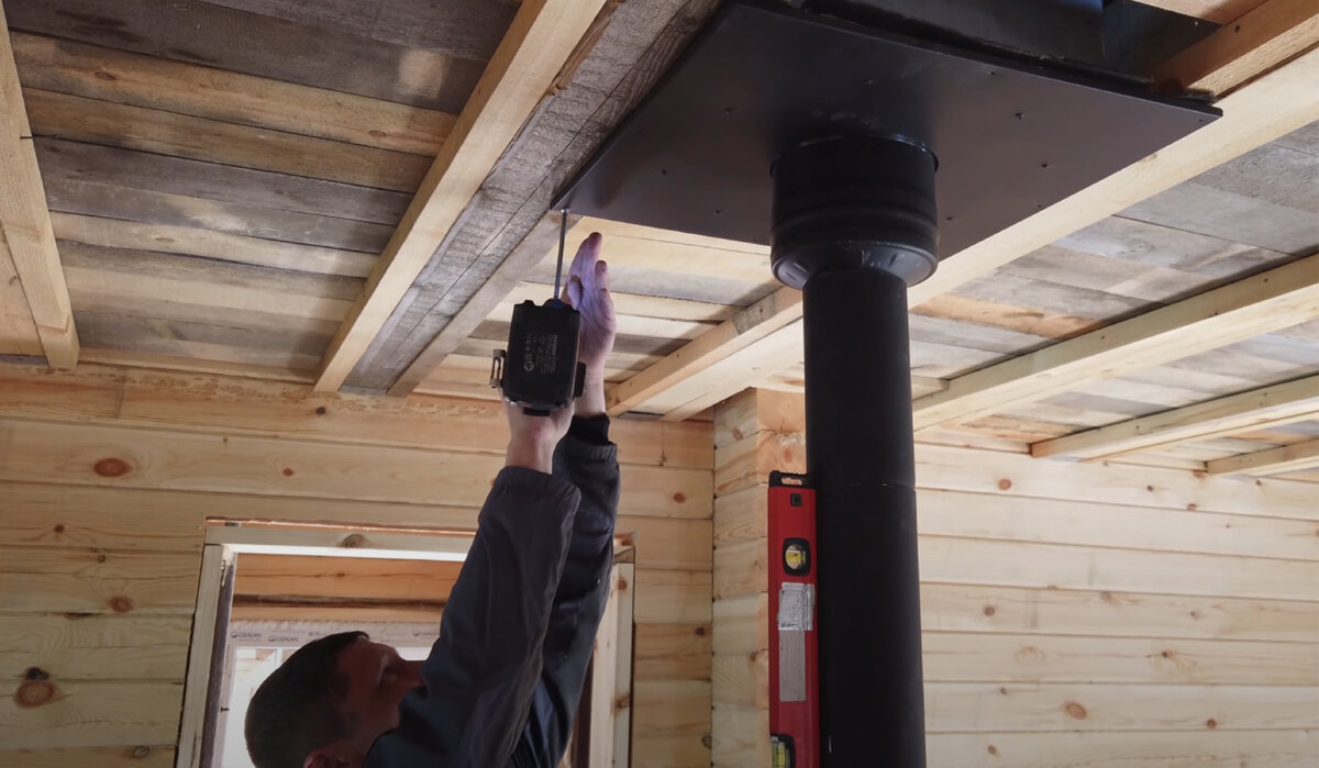 При монтаже дымохода были соблюдены все нормы противопожарной безопасности.