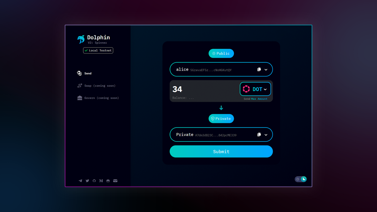 Тестовая сеть Dolphin V2