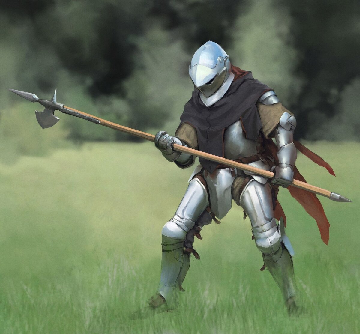 Рыцарь с полаксом