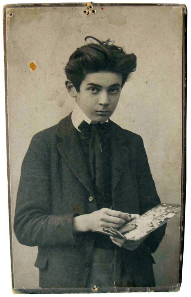 Эгон Шиле в возрасте 15 лет. 