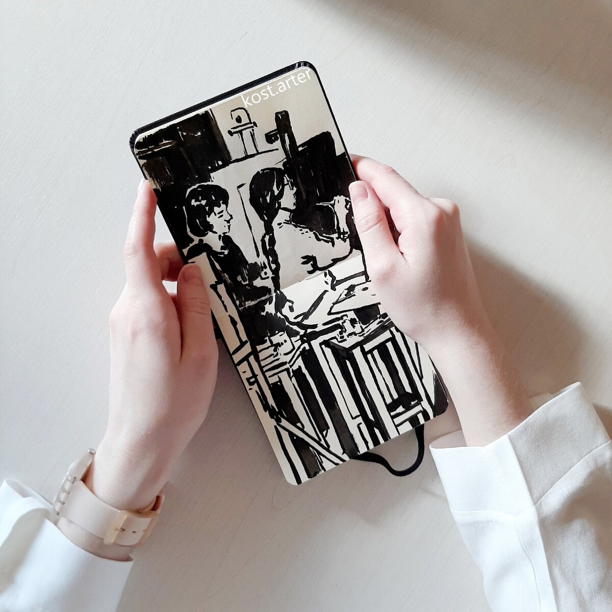 Зарисовка студентов на парах