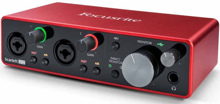 Звуковая Focusrite карта Scarlett 2I2 3rd Gen