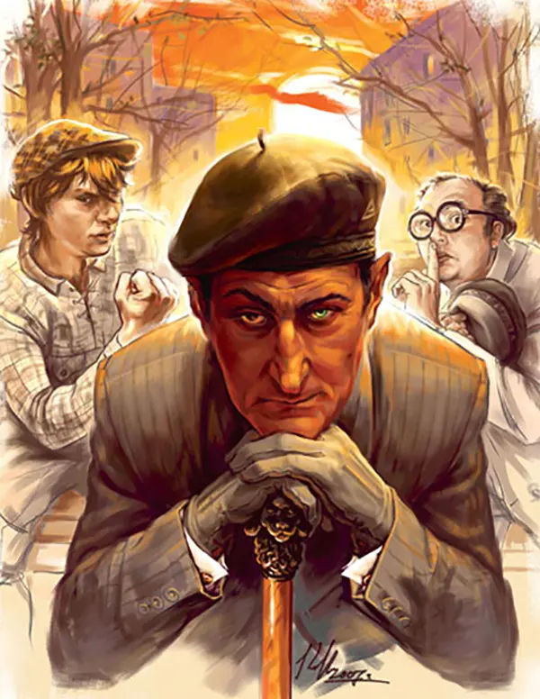 рисунок  Ивана Кулика Воланд